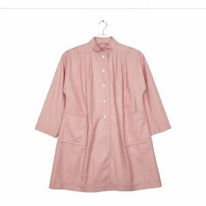 Rare Vintage 1950s Pink Button-Up Coat Retro